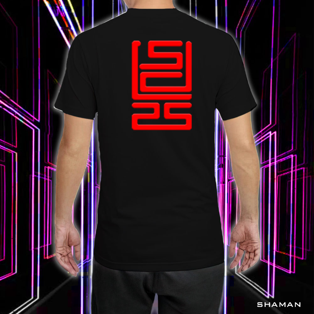 LSD Black red w model Back LSD Black red w model Back