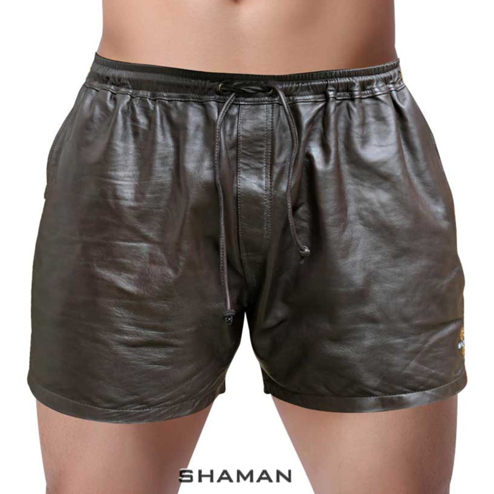 front look leather shorts front look leather shorts