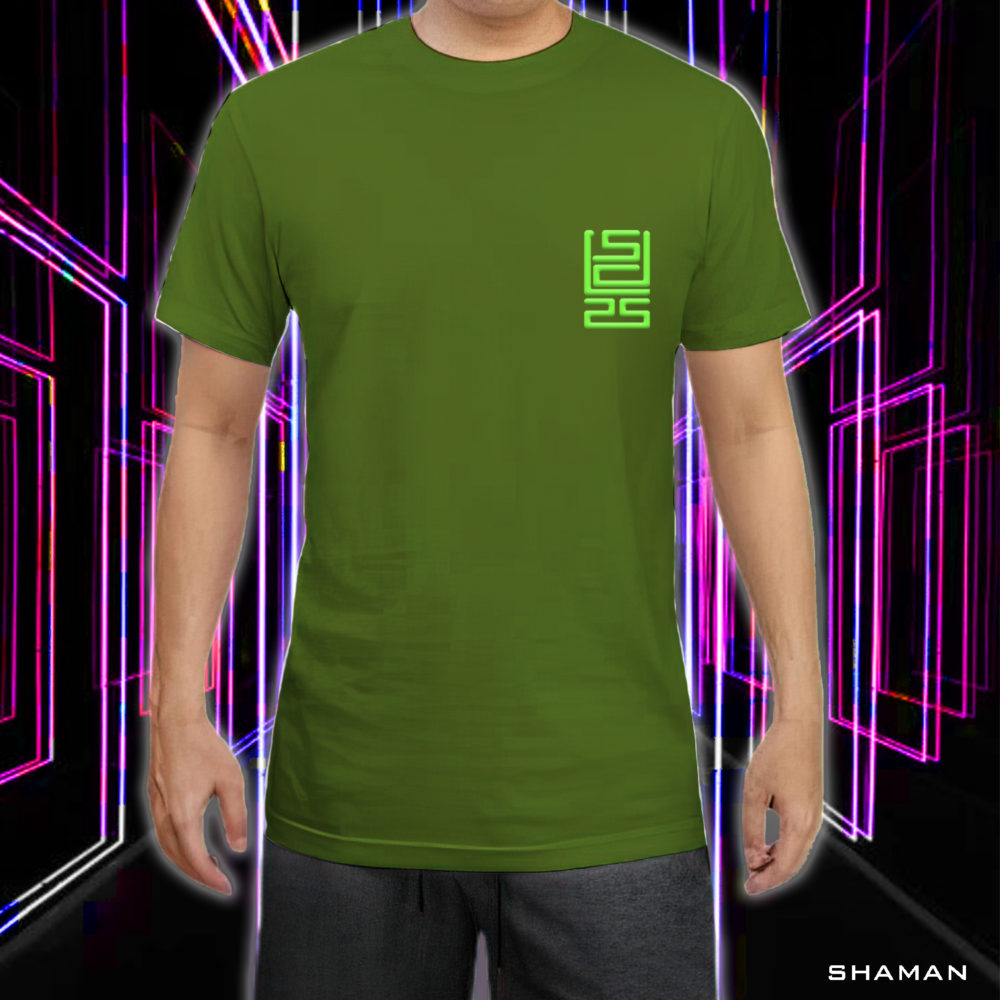 olive Green LSD Front w model olive Green LSD Front w model