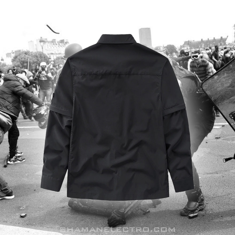 Cargo Shirts Black Backside Detachable Sleeve Cargo Shirts Black Backside Detachable Sleeve