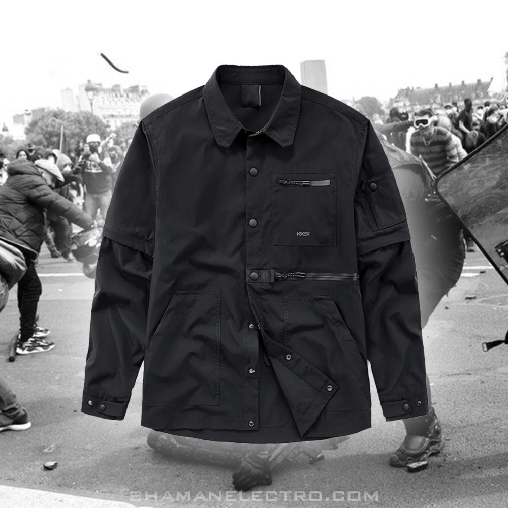 Cargo Shirts Black Frontside Cargo Shirts Black Frontside