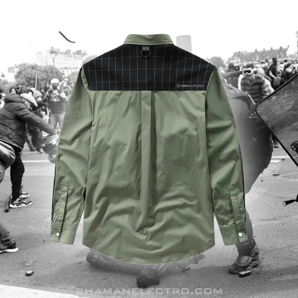 Cargo Shirts Green Backside Cargo Shirts Green Backside