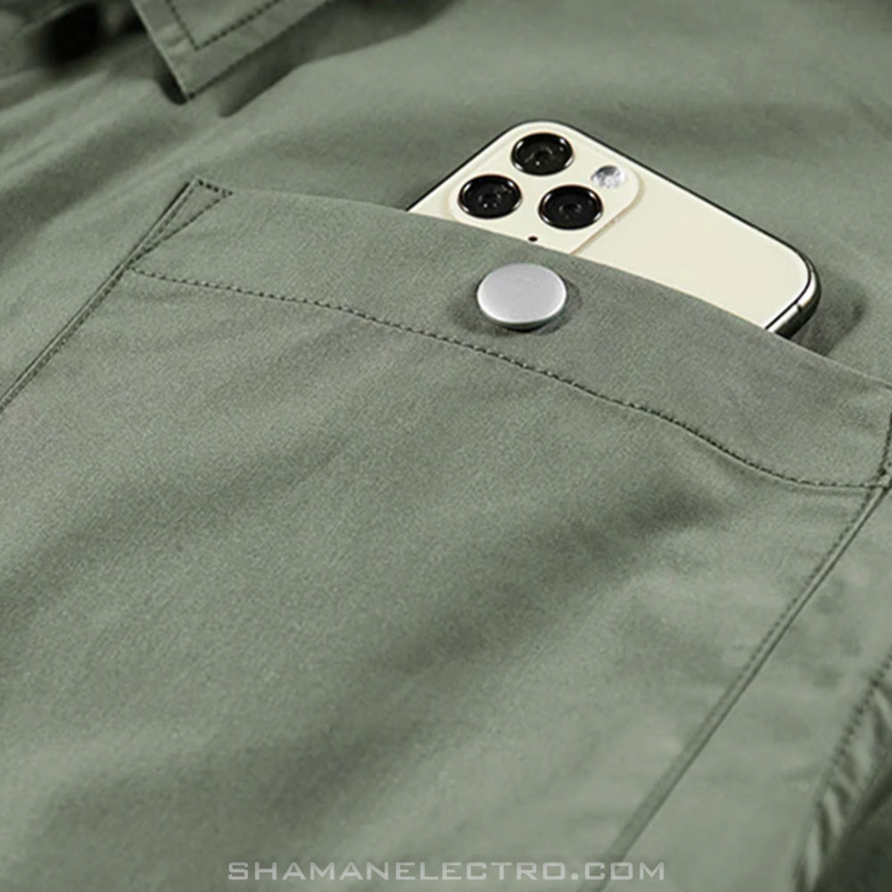 Cargo Shirts Green Detail 03 Cargo Shirts Green Detail 03