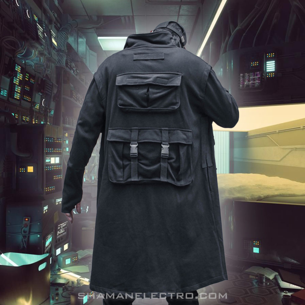 Pocket Cargo Jacket Back Detail Model 04 Pocket Cargo Jacket Back Detail Model 04